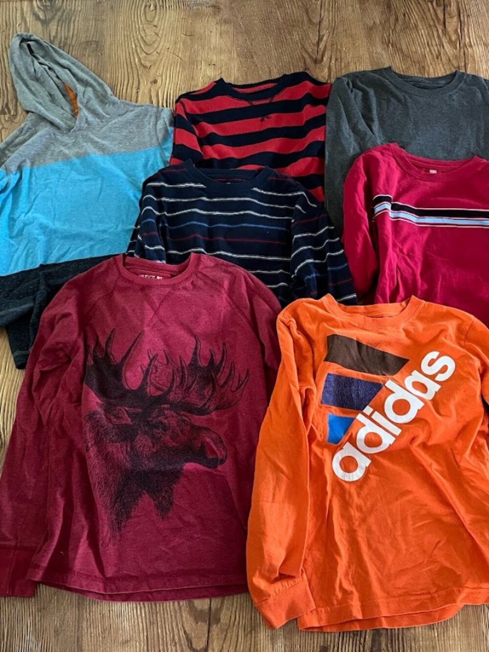 Boys' Size 10/12 Long Sleeve shirt Bundle - 7 Items